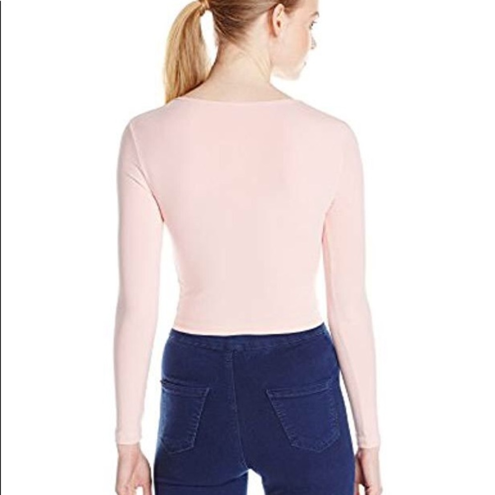 American Apparel Pretty In Pink Reed Top - M - Picture 6 of 6